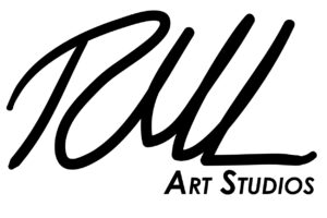 rml art studios initials logo