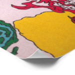 Zazzle vivid organic psychedelic surrealism poster (Corner)